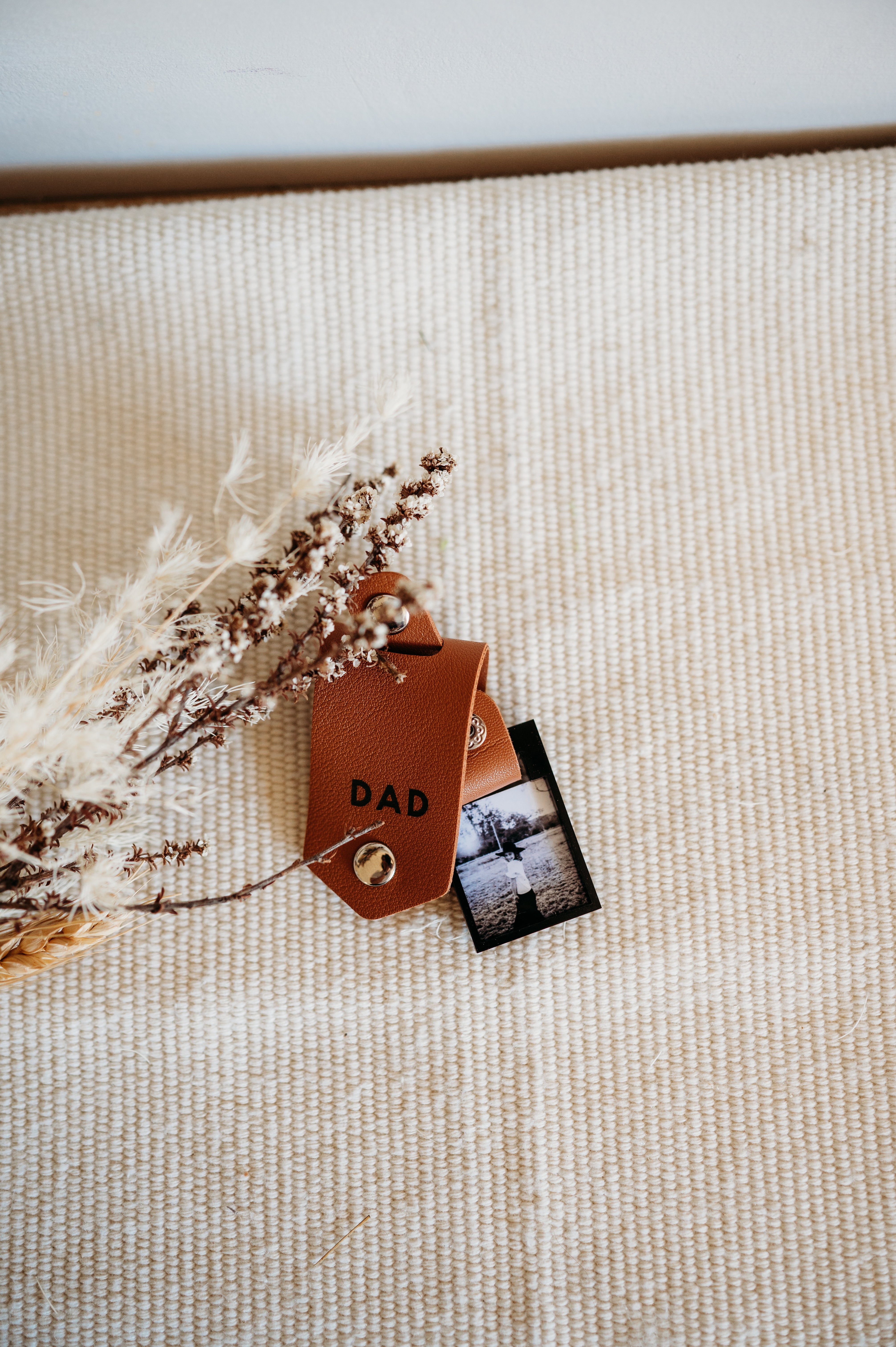 Photo Leather Keyring