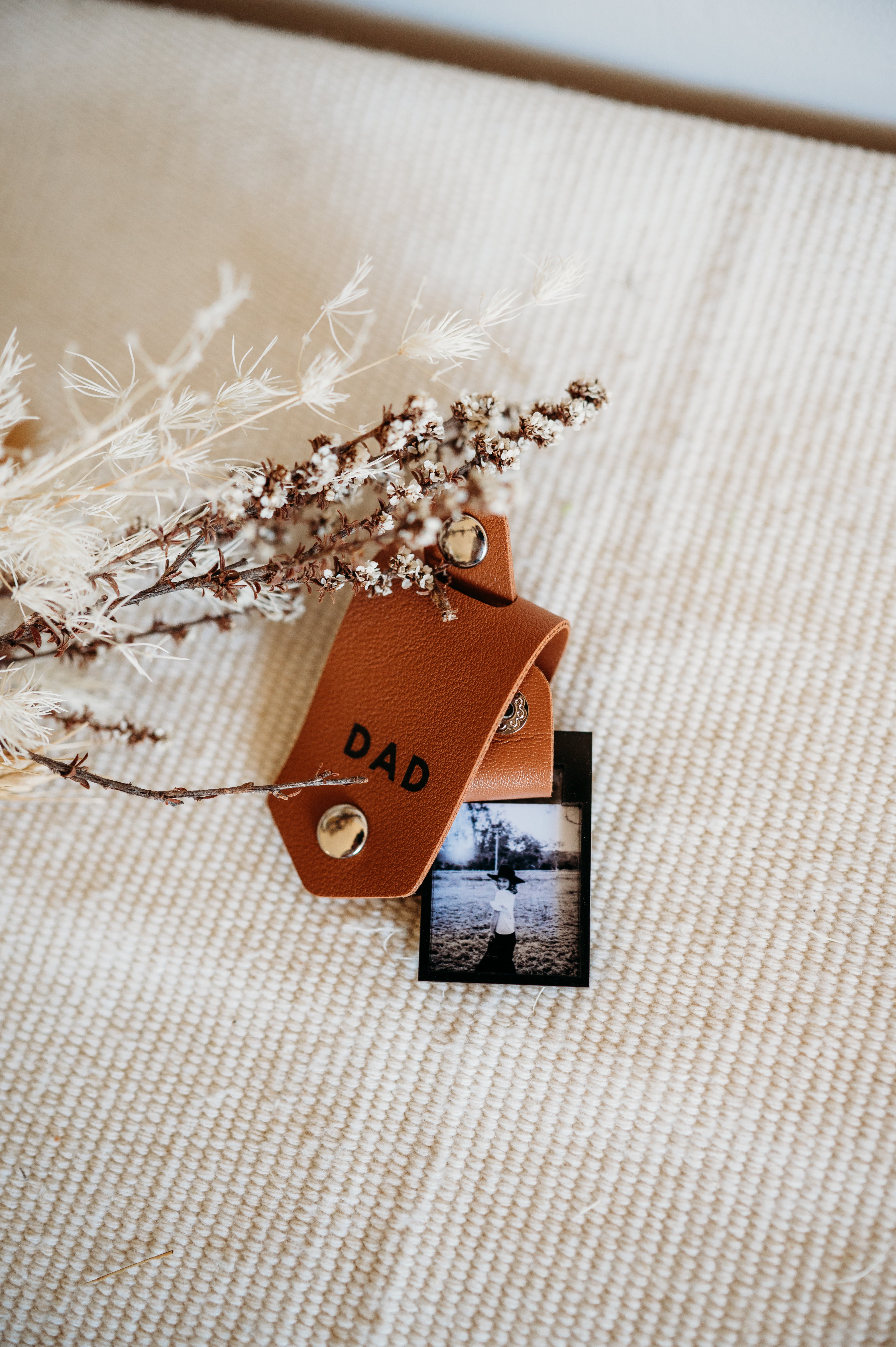 Photo Leather Keyring
