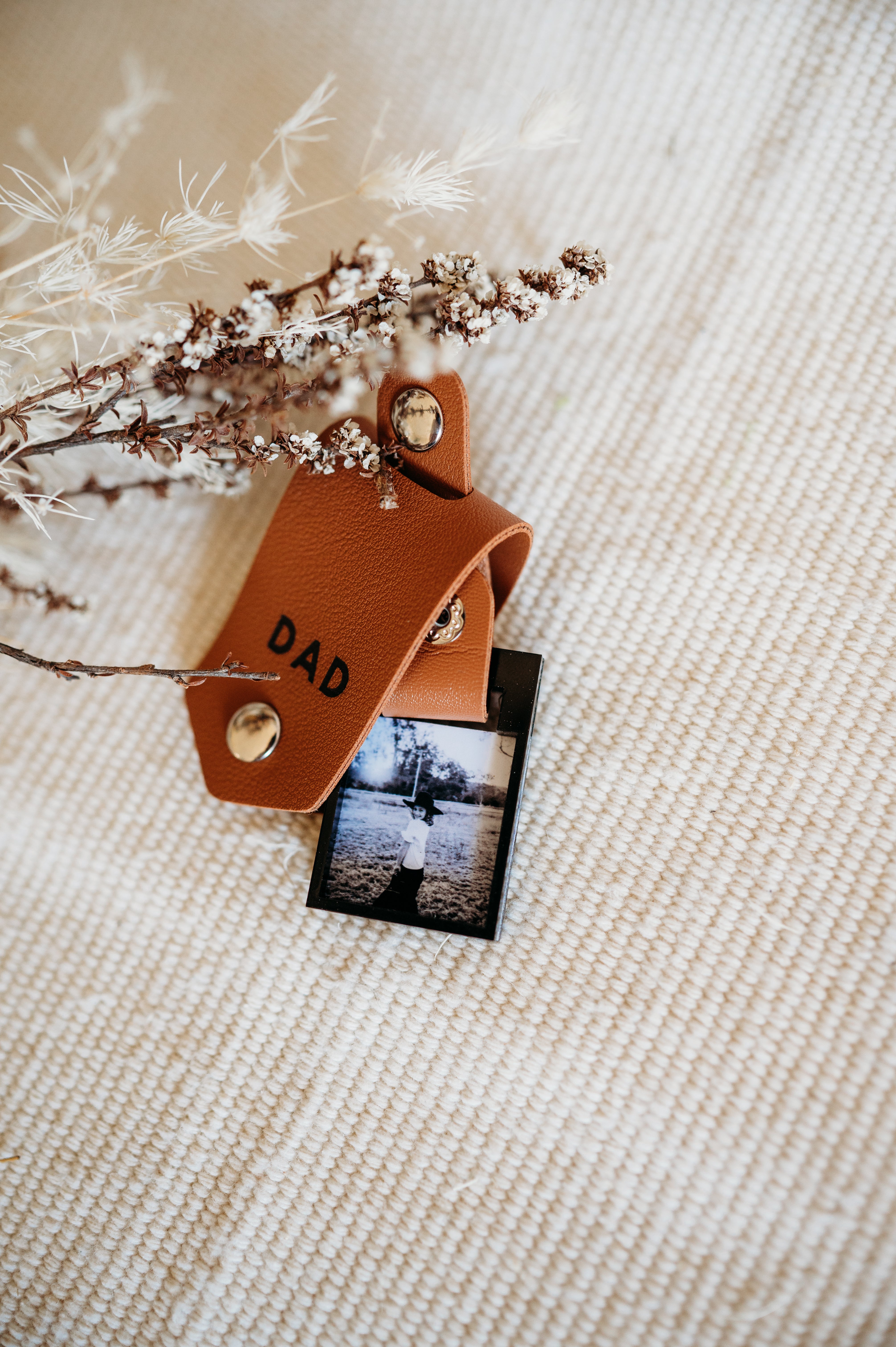 Photo Leather Keyring