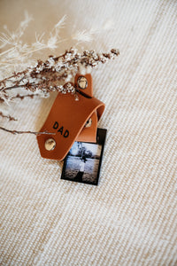 Photo Leather Keyring