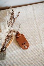 Load image into Gallery viewer, Photo Leather Keyring
