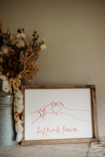 Load image into Gallery viewer, Line Art Keepsake Frame
