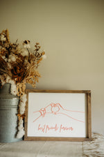 Load image into Gallery viewer, Line Art Keepsake Frame
