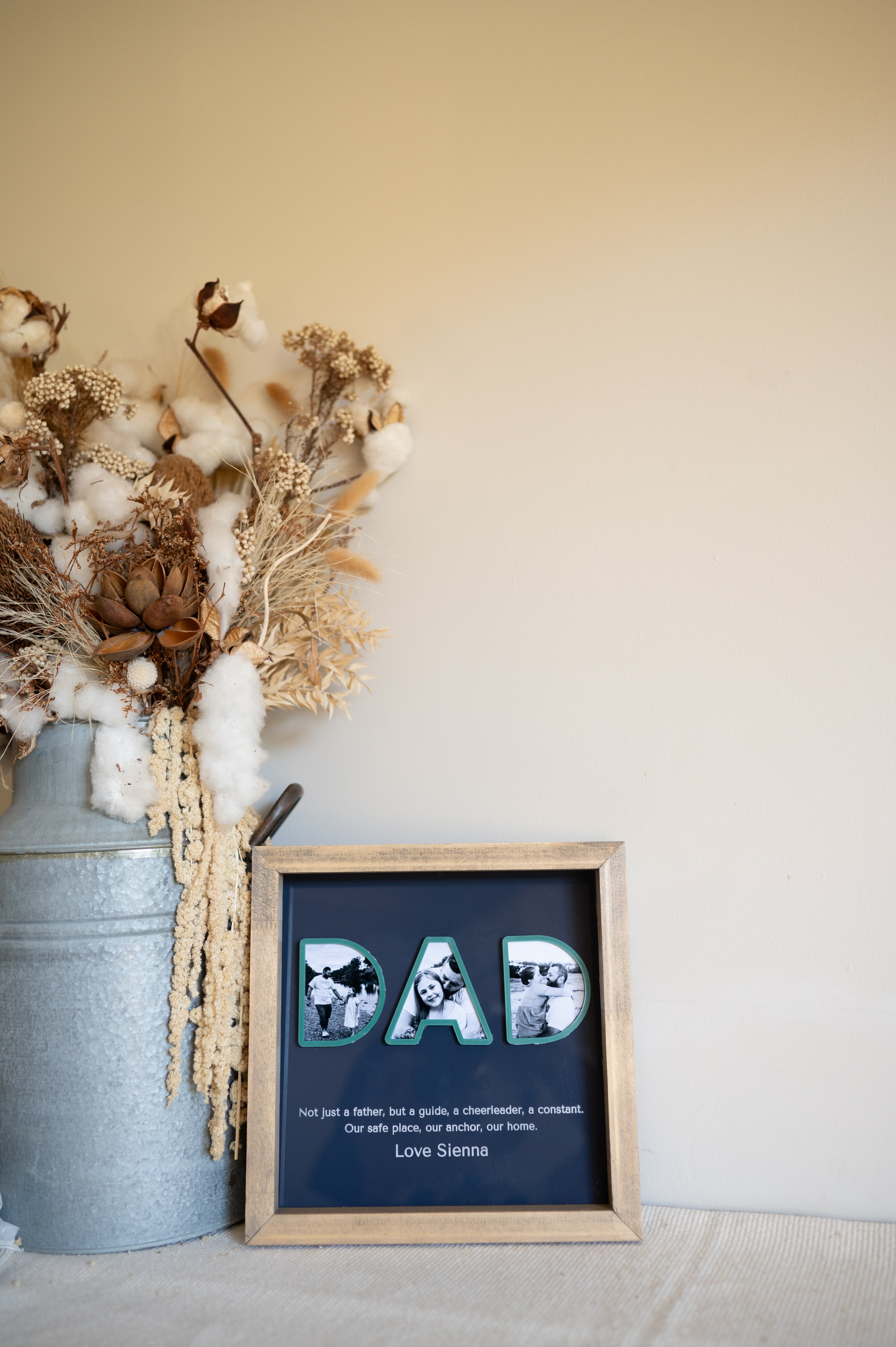 Photo Name Keepsake Frame