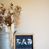 Photo Name Keepsake Frame