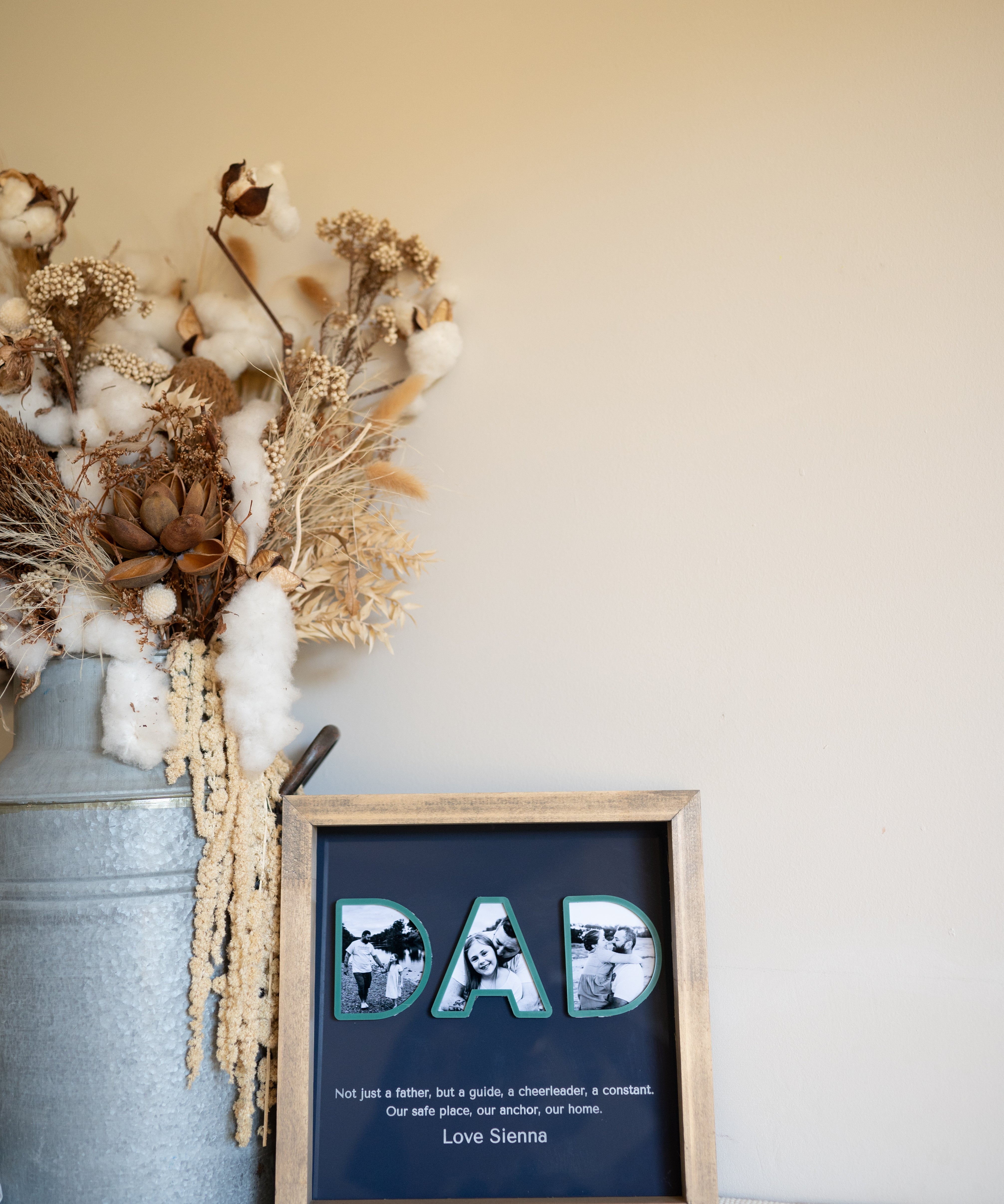 Photo Name Keepsake Frame