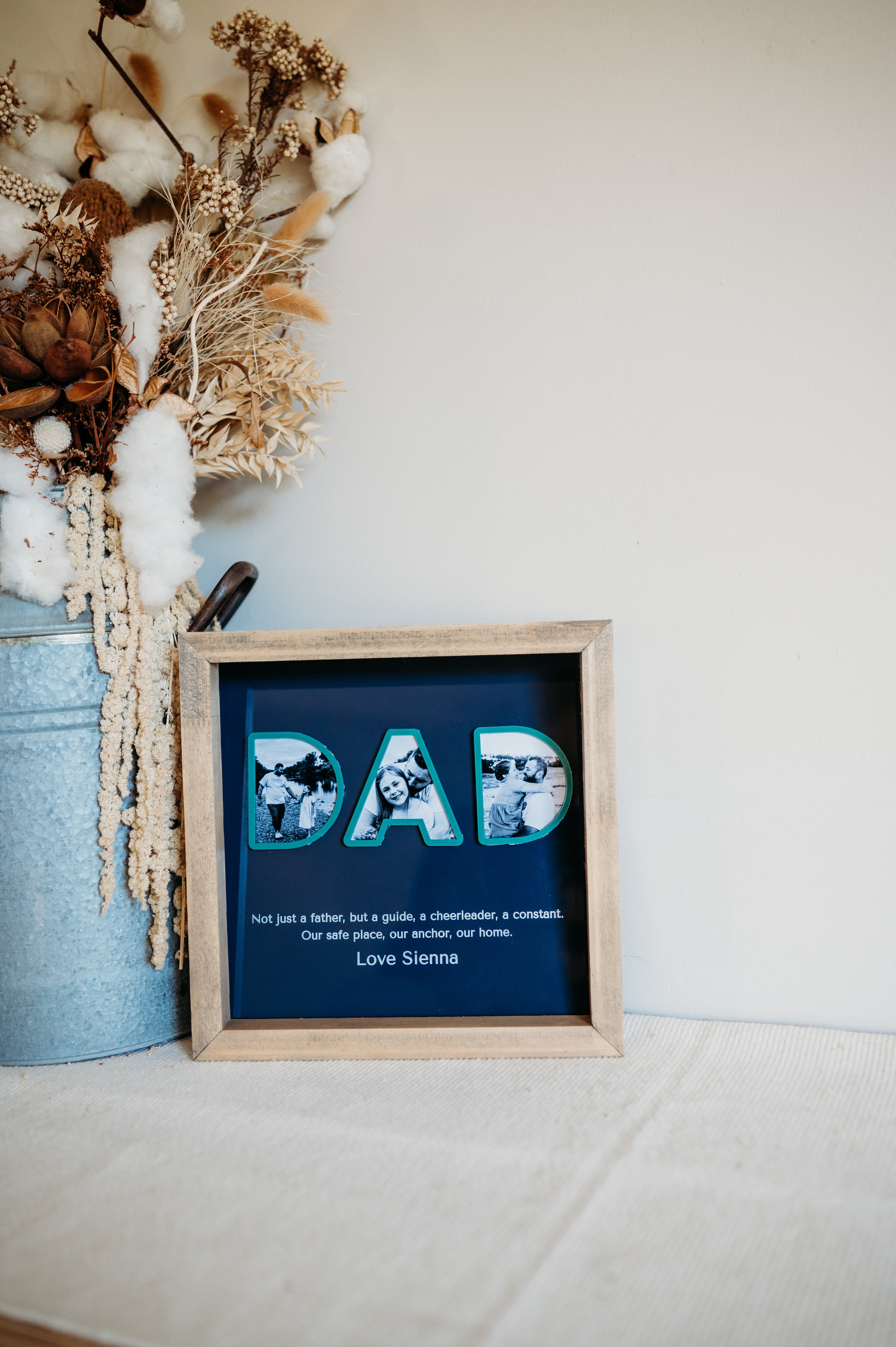 Photo Name Keepsake Frame