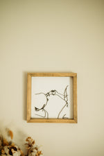 Load image into Gallery viewer, Line Art Keepsake Frame
