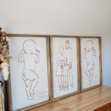 Baby 1:1 Plaque - Framed