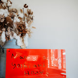 Handwritten House Sign