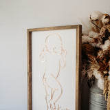 Baby 1:1 Plaque - Framed