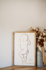 Load image into Gallery viewer, Baby 1:1 Plaque - Framed
