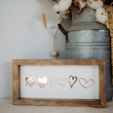 Love Heart Keepsake Frame