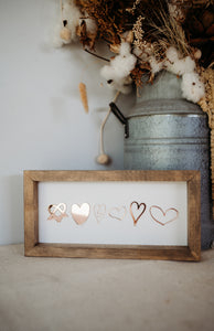 Love Heart Keepsake Frame