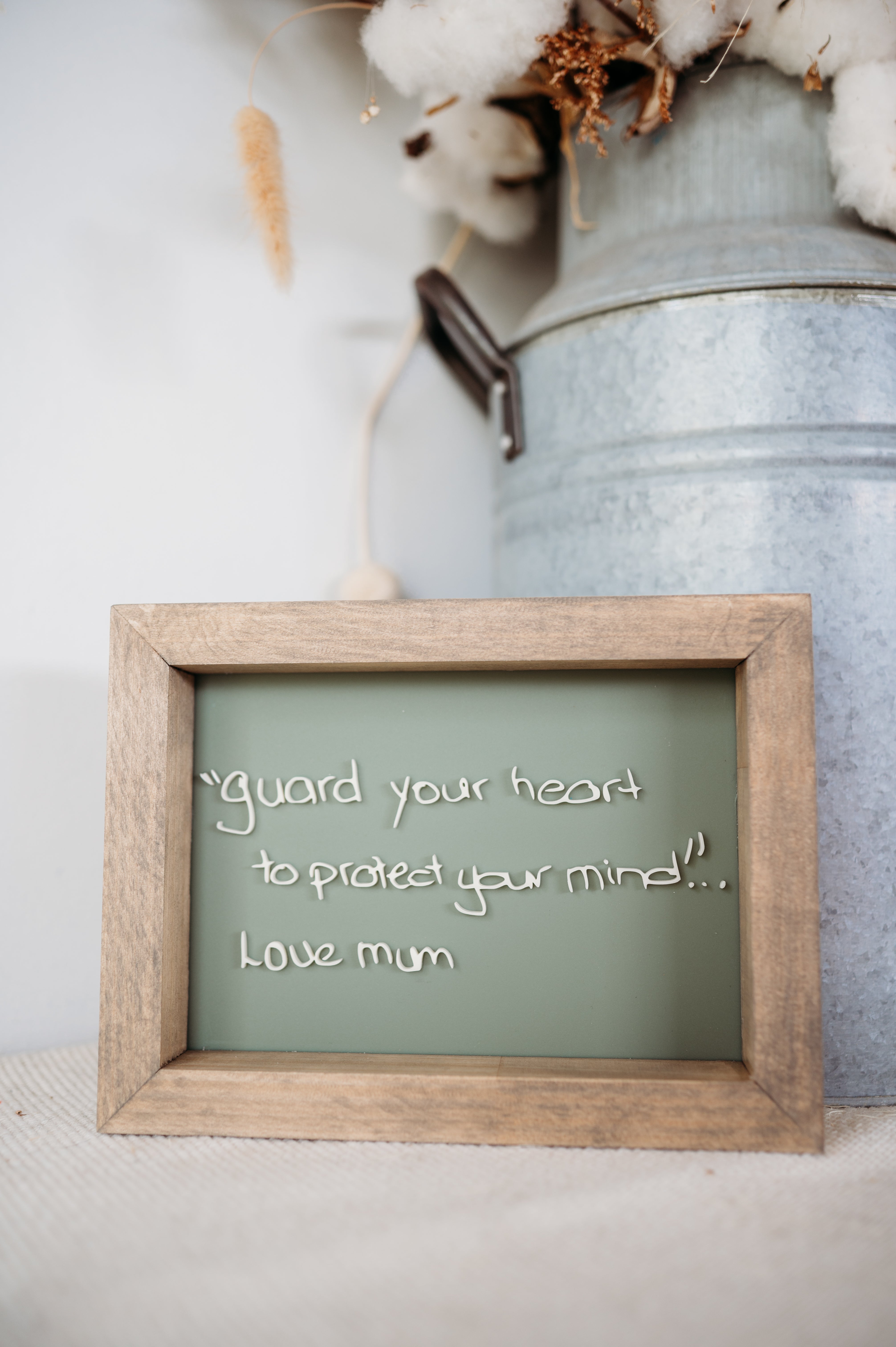 Handwriting Keepsake Frame