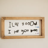 Handwriting Keepsake Frame