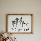 Kids Drawing Keepsake Frame