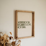 Fatherhood Requires Love, Not DNA Keepsake Frame