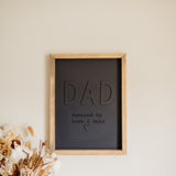 Powered By Love & Beer Keepsake Frame