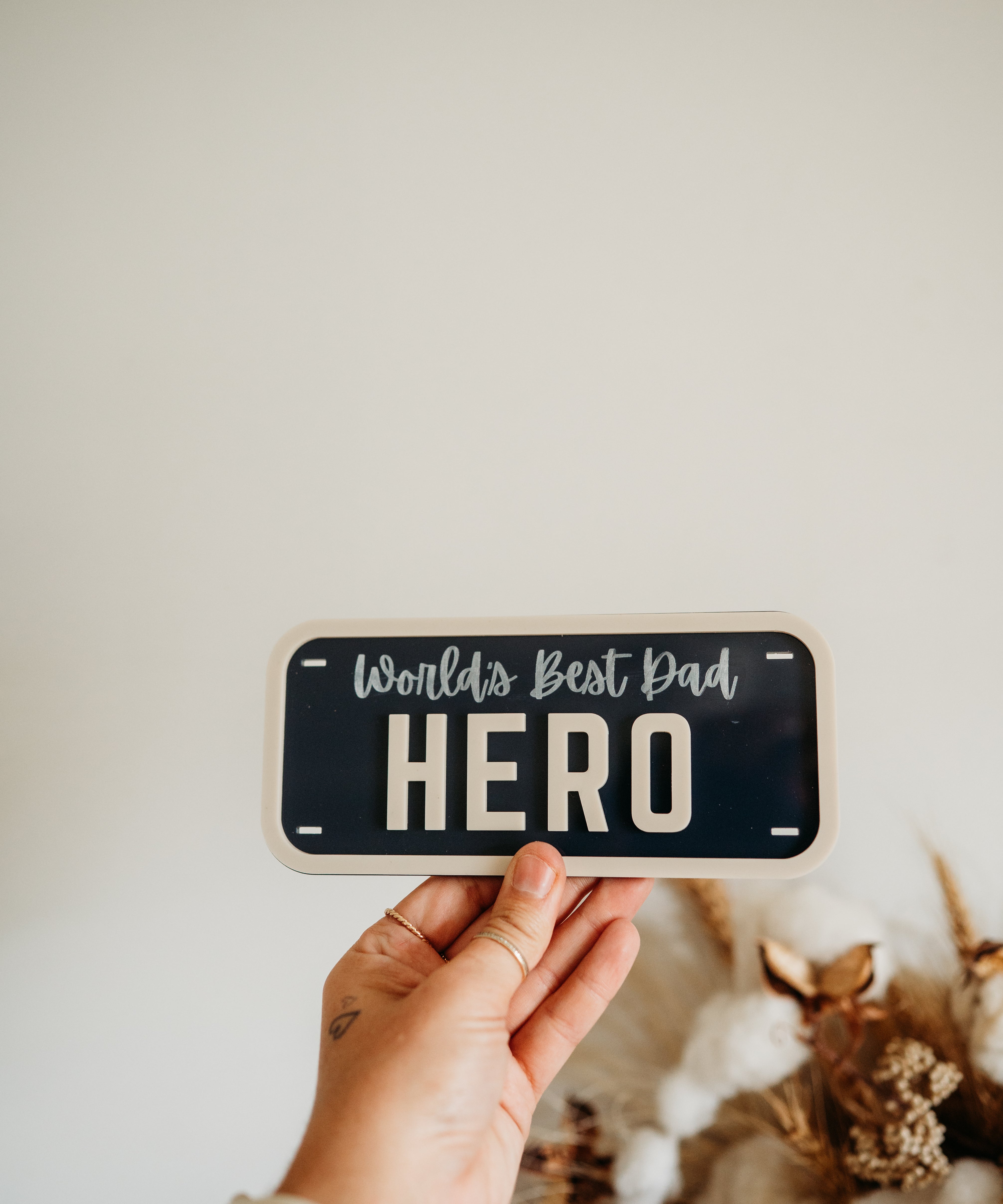 License Plate Sign