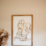 Line Art Keepsake Frame