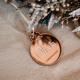 Handwriting Christmas Bauble