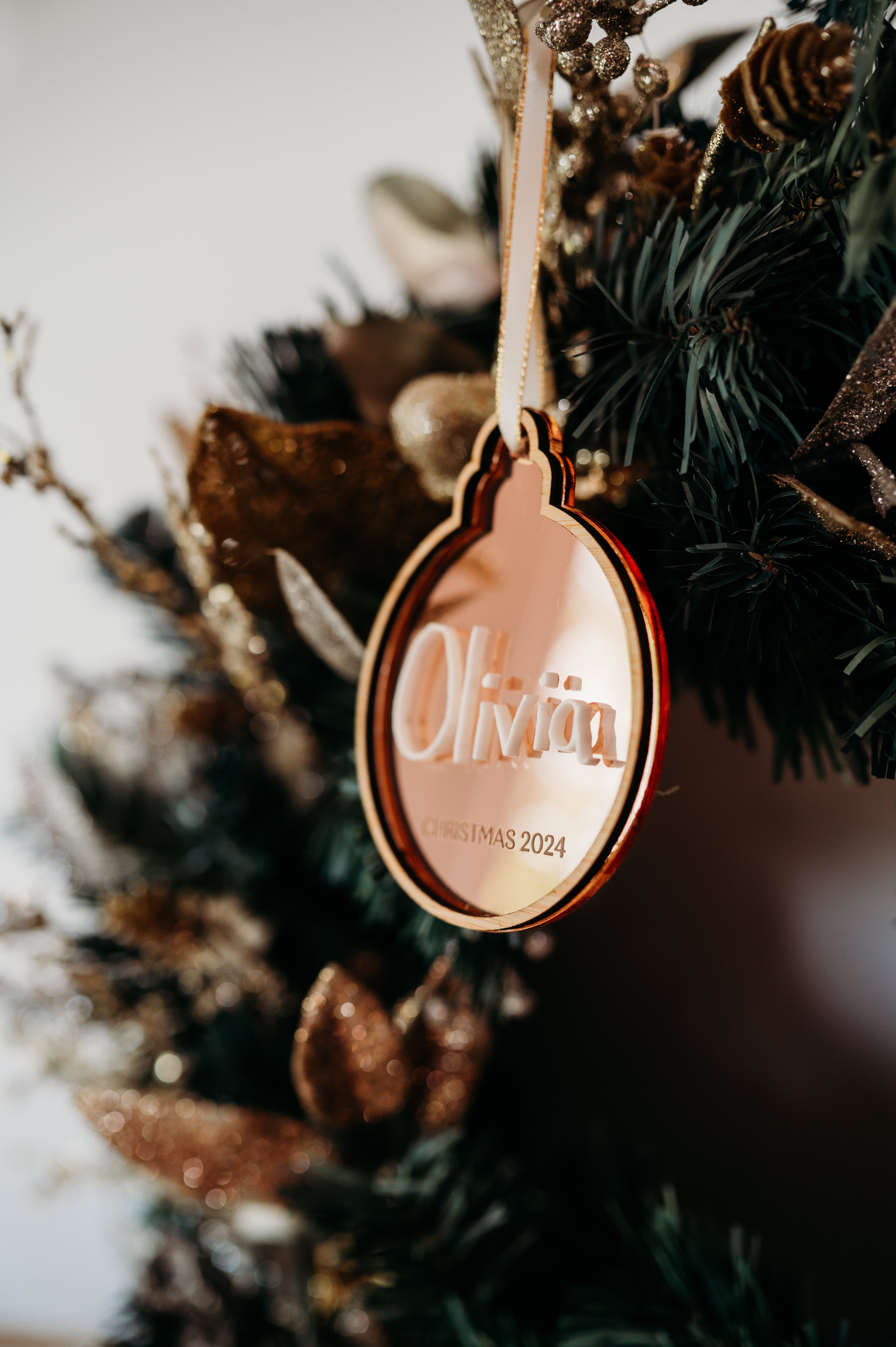 Handwriting Christmas Bauble