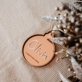 Handwriting Christmas Bauble