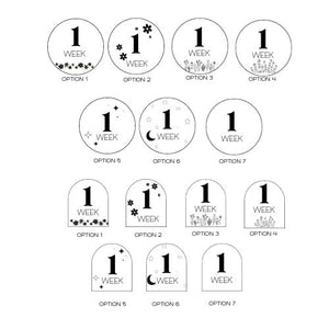 Baby Milestone Disks