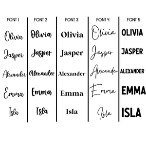 Triple Layer Name Plaques