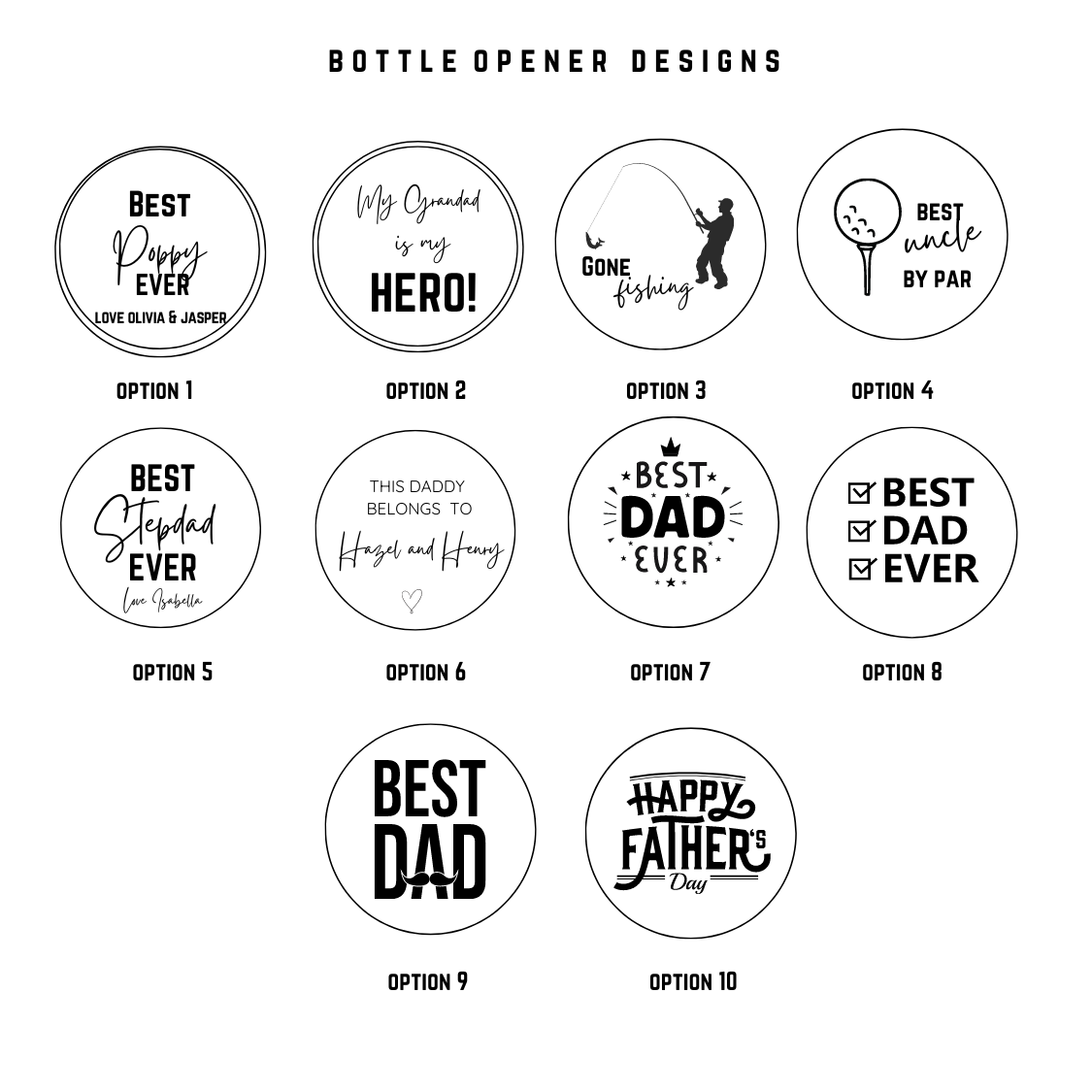 Magnetic Bottle Openers