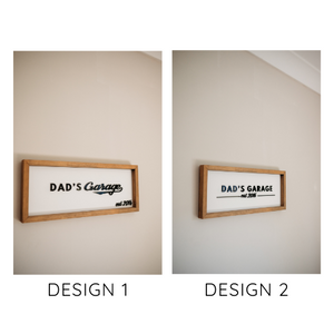 Garage Keepsake Frame