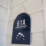 Flower Arch - Outdoor House Sign