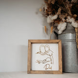 Line Art Keepsake Frame
