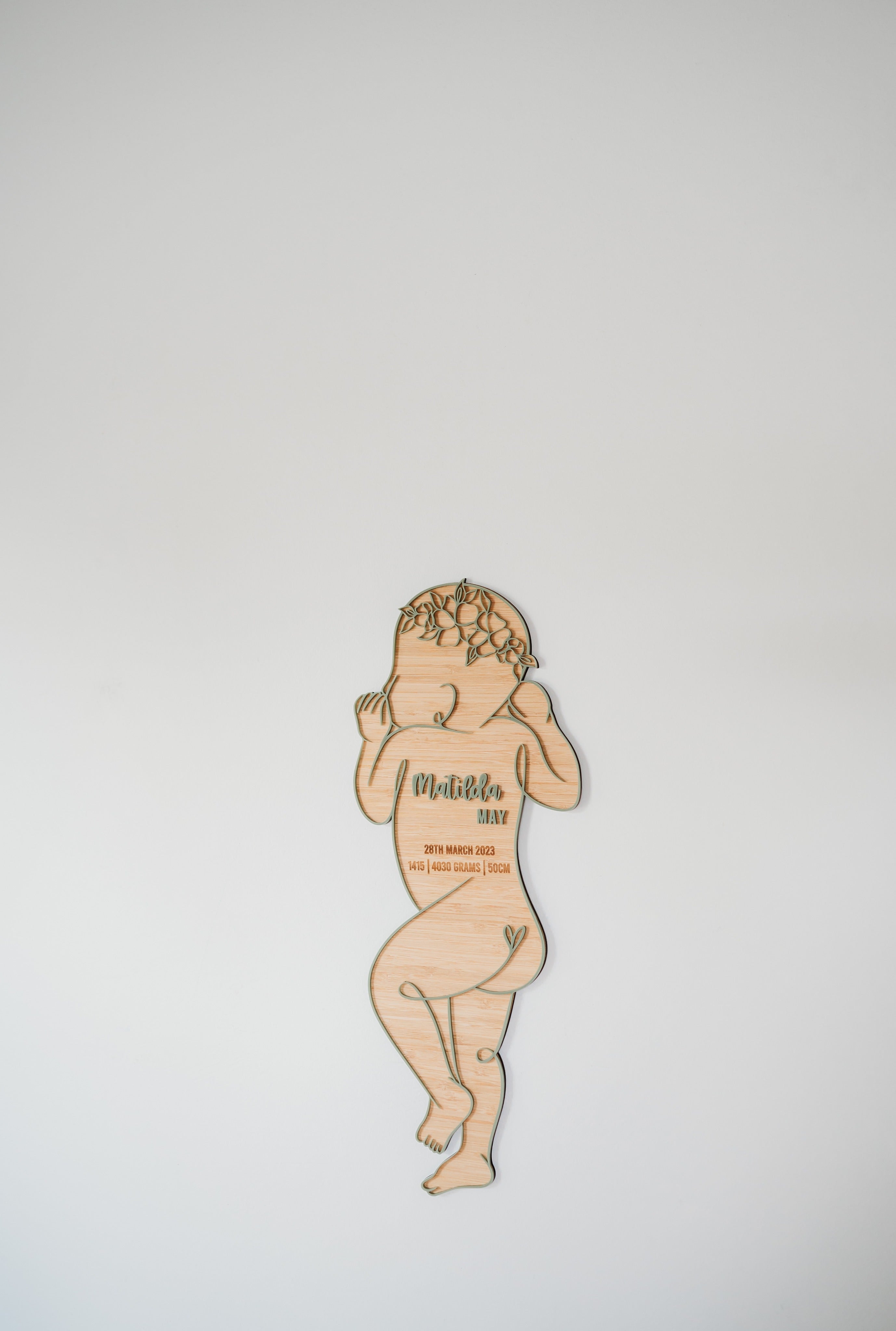 Baby 1:1 Scale Plaque