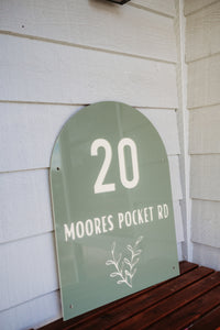 Arch - Outdoor House Sign