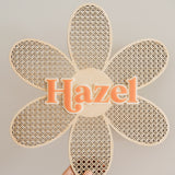 Rattan Personlised Wall Plaque