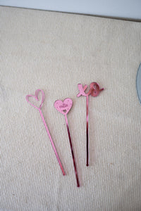 Drink Stirrers - Heart and XO