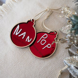 Handwriting Christmas Bauble