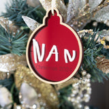Handwriting Christmas Bauble