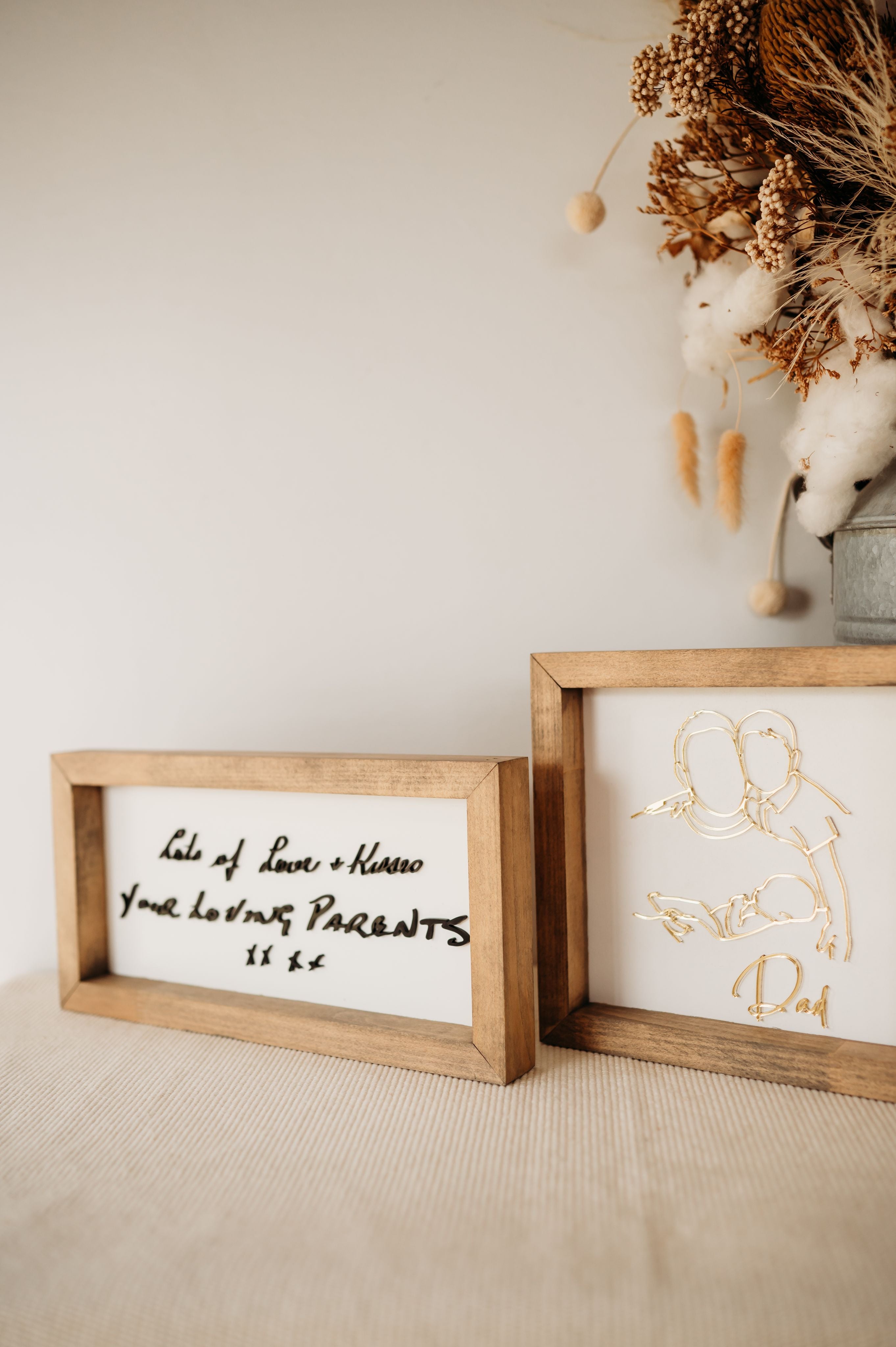 Handwriting Keepsake Frame