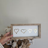 Love Heart Keepsake Frame