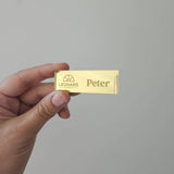 Mirror Acrylic Name Badges - Magnetic