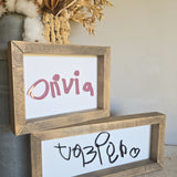 Children's Name Keepsake Frame
