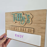 Simple School Board with Interchangeable Words