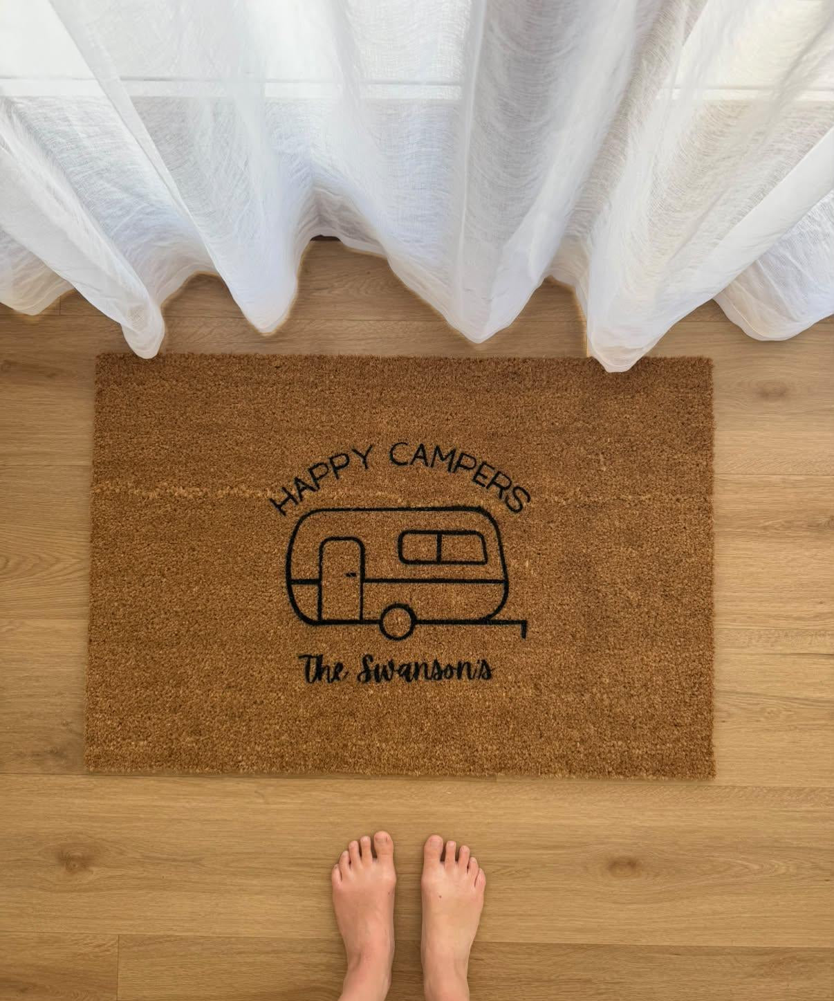 Happy Camper Door Mat