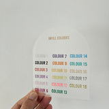 Acrylic Bunny Easter Tag