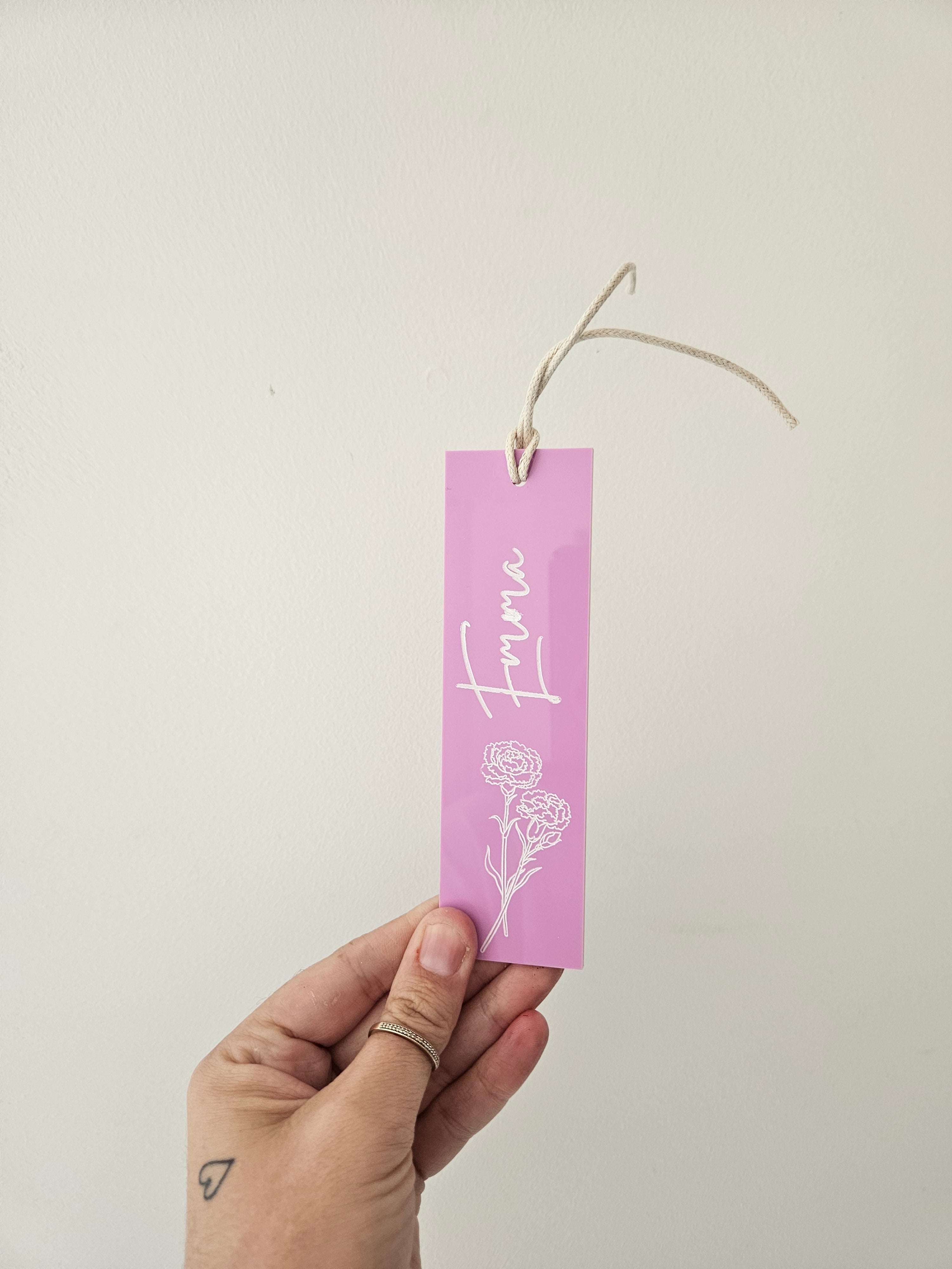 Birth Flower Bookmark