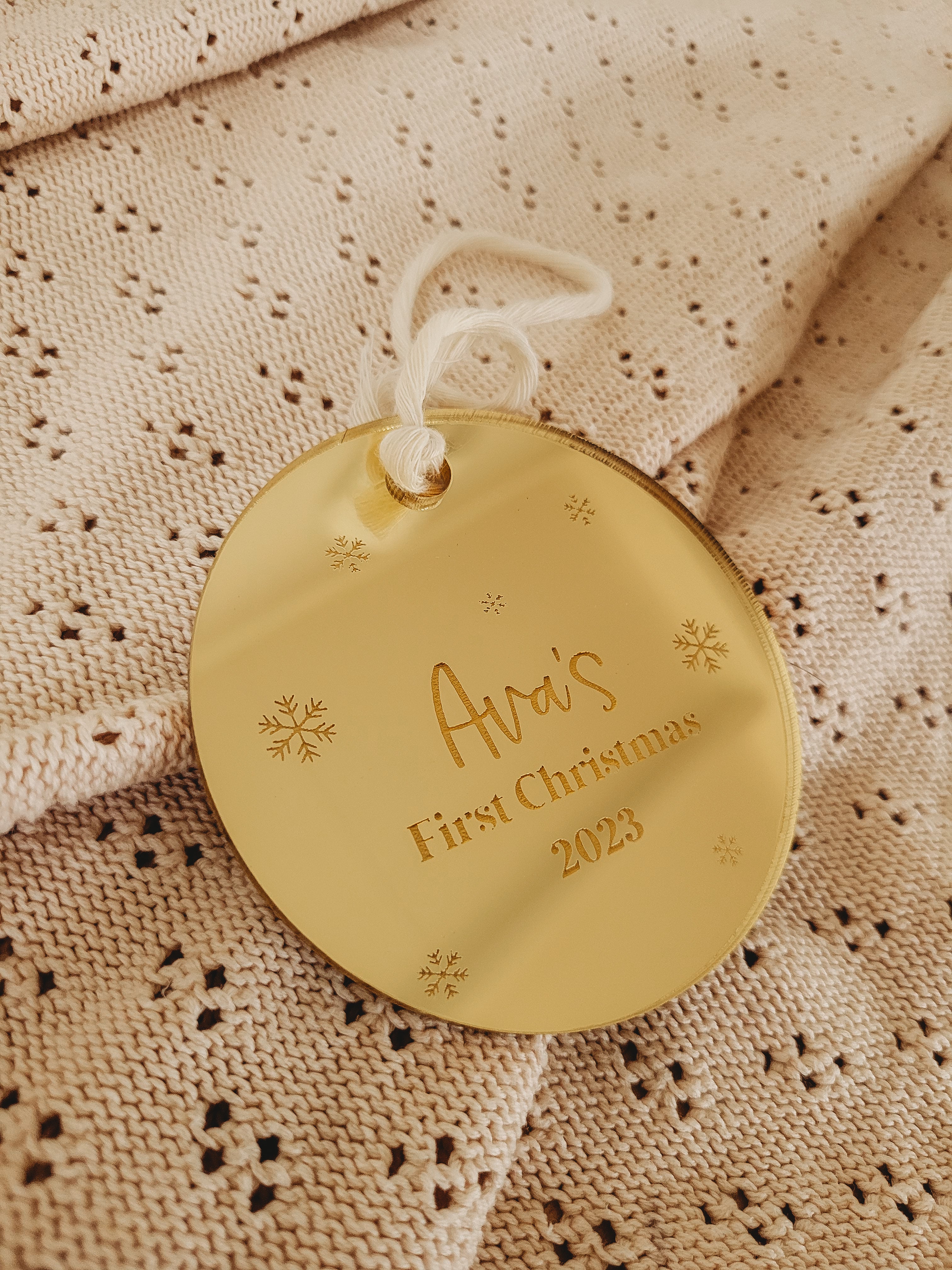 First Christmas Decoration