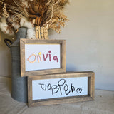 Children's Name Keepsake Frame